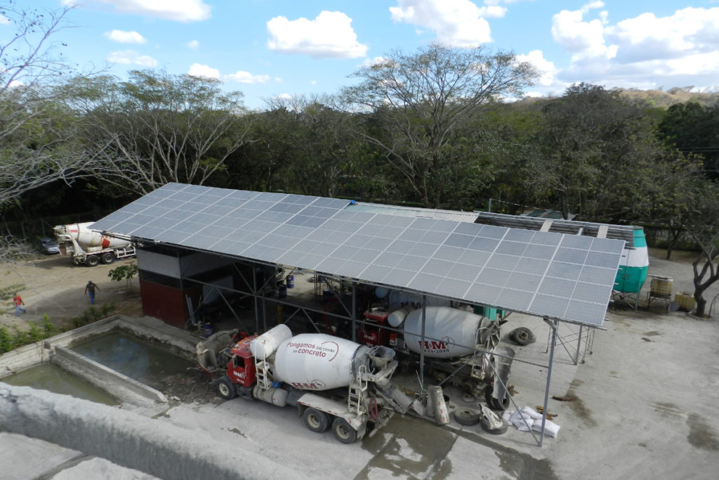 Planta solar en HyM Guanacaste
