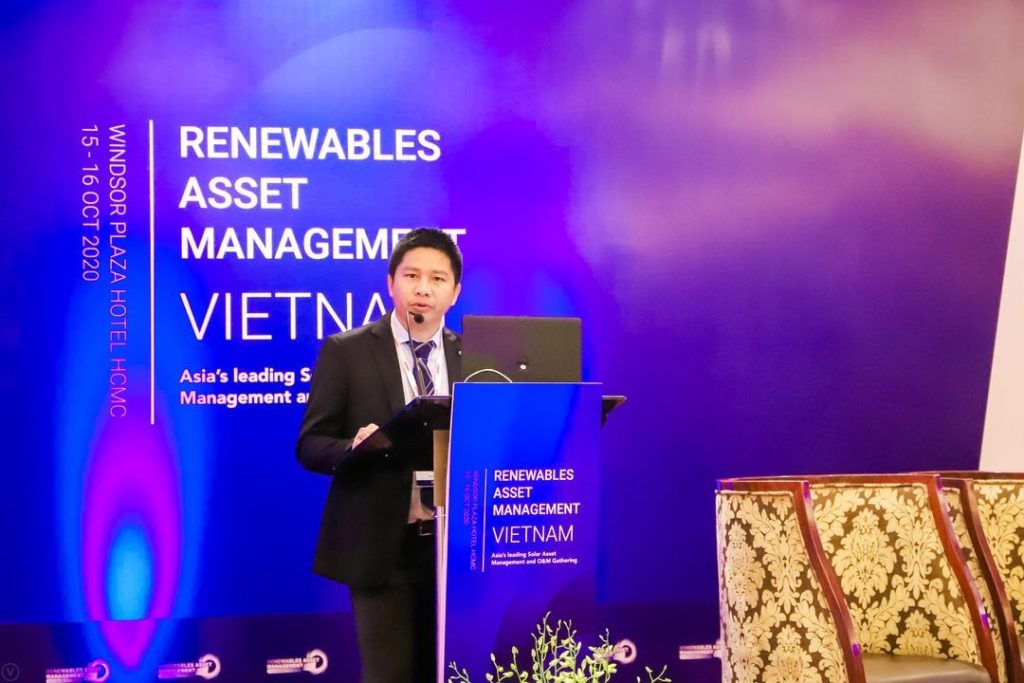 Thuong Duong auf der Konferenz über erneuerbare Energien