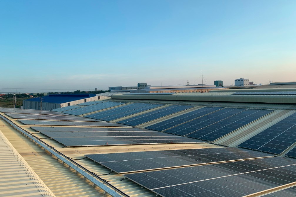Hệ thống năng lượng mặt trời tại Kim Đức