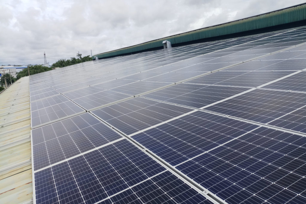 Solar panels at Thai Duong Rubber